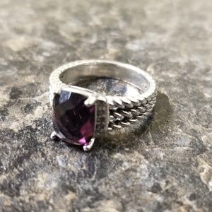 David Yurman Amethyst Wheaton Ring